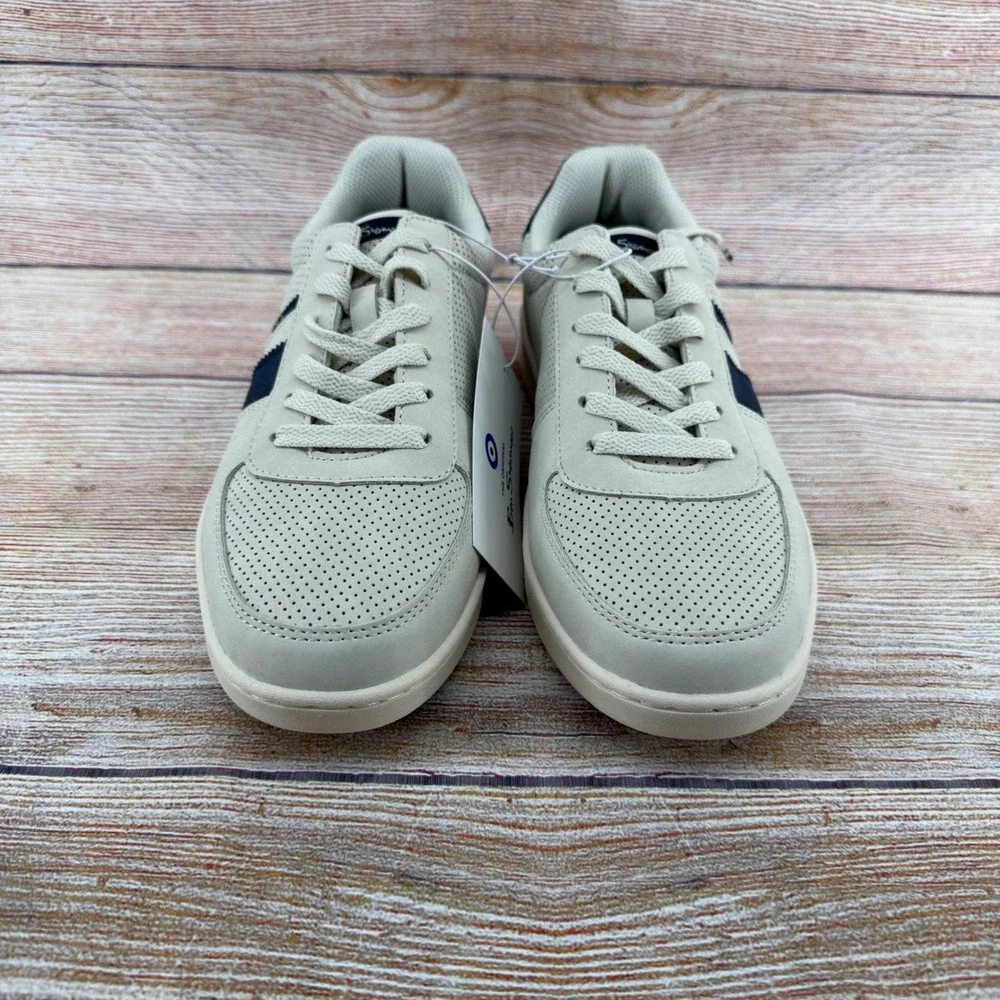 Ben Sherman Webber Men Grey Navy‎ Memory Foam Sneaker BSMWEBRD-0966 8.5